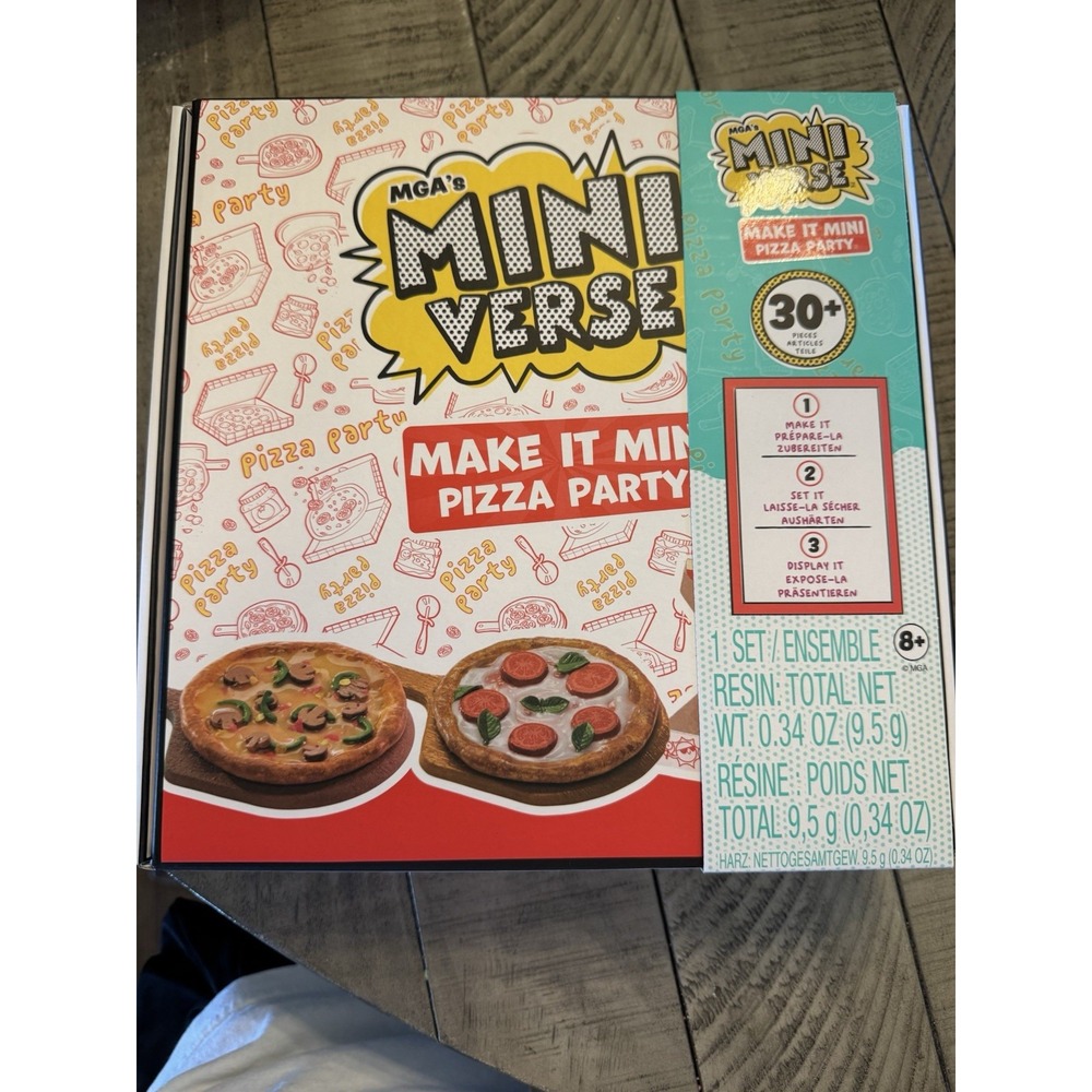 MGA's Mini Verse Make It Mini Pizza Party Sunny Bros Pizza NEW